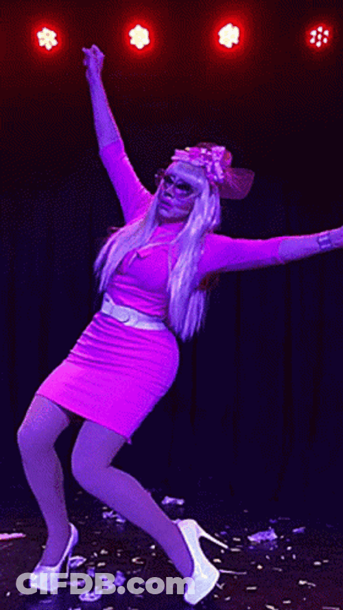 Slow Death Drop Trixie Mattel GIF