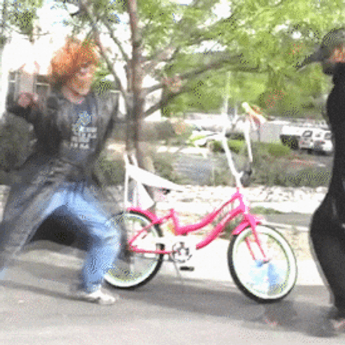 Slow Motion Drop Kick GIF