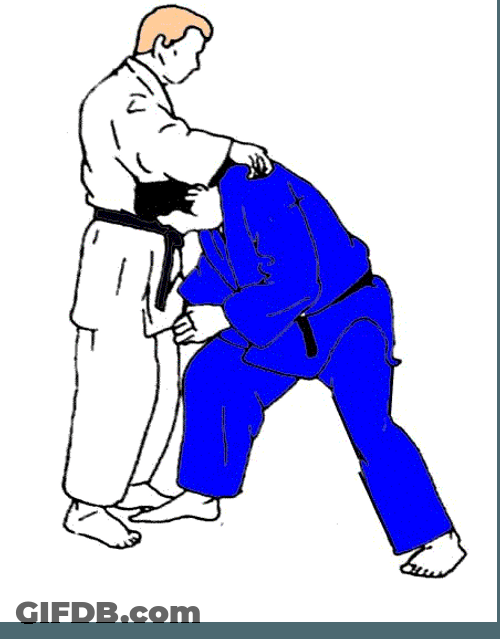 Slow Motion Judo Chop GIF