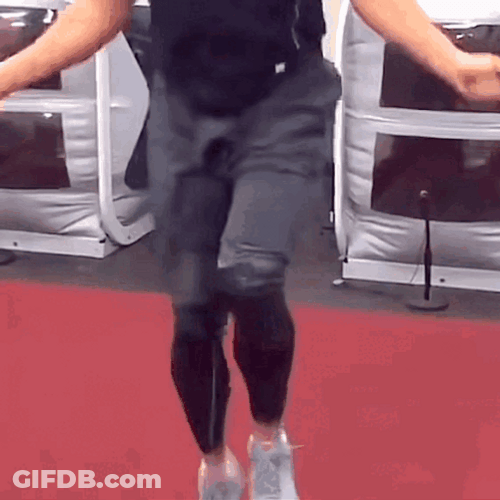Slow Motion Jumping Jacks GIF