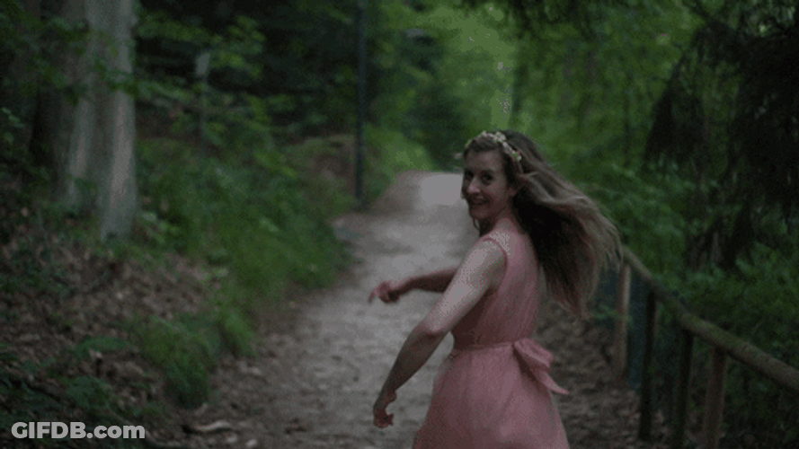 Slow Motion Run Away GIF