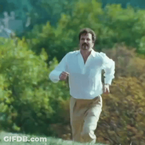 Slow Motion Run Indian Movie GIF