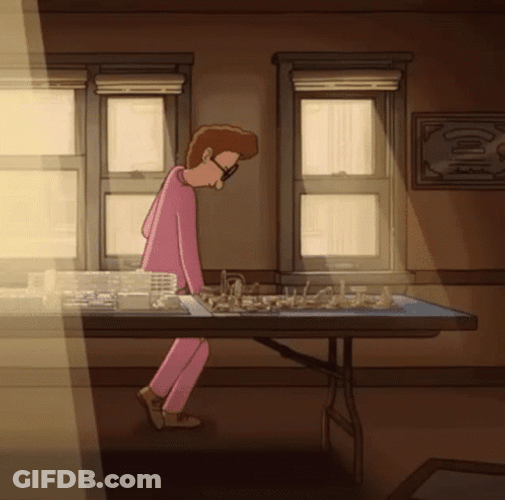 Slow Motion Tip Toeing Bobs Burgers GIF