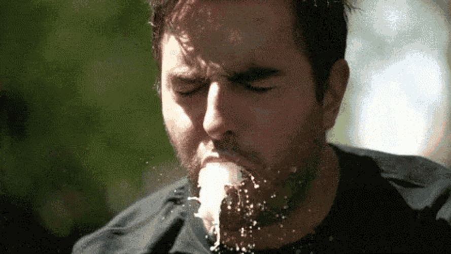 Slow Projectile Vomit Motion GIF