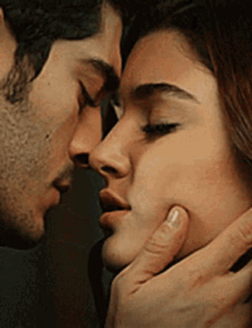 Slow & Sensual Sexy Kissing GIF