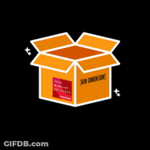 Slowly Closing The Cardboard Box GIF