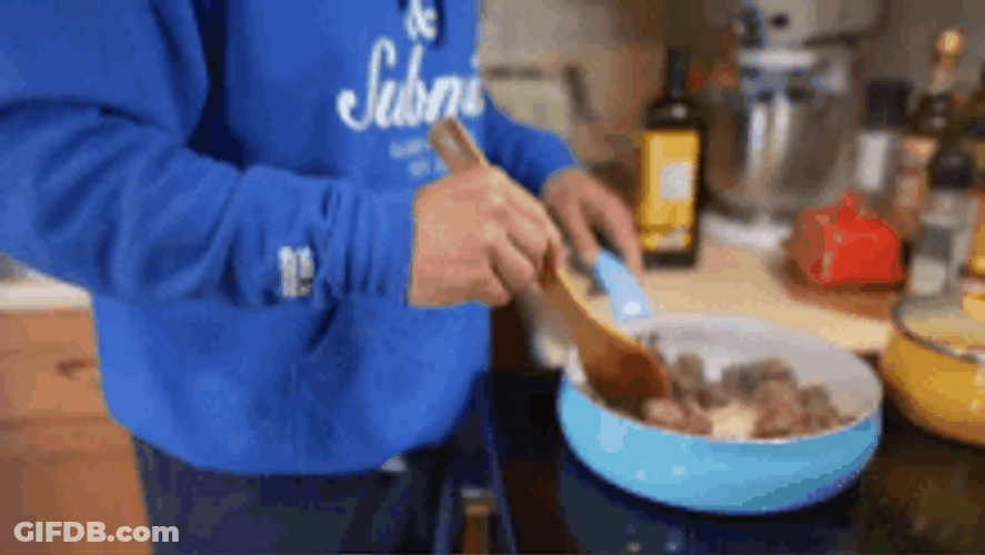 Slowly Cooking And Stirring GIF