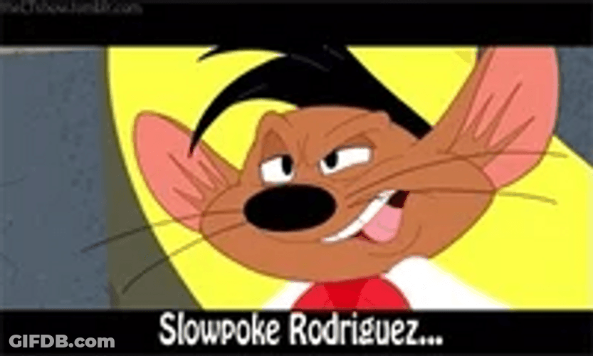 Slowpoke Rodriguez Dare Brave Face Mouse GIF