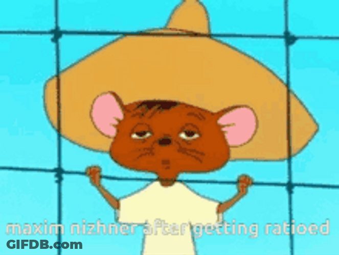 Slowpoke Rodriguez Tired Mouse Face GIF