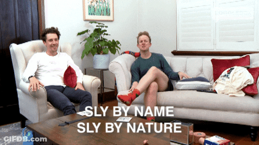 Sly By Name And Nature Guys Sitting GIF