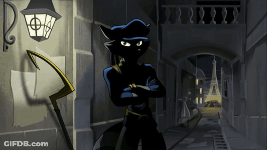 Sly Cooper Spinning His Cane GIF