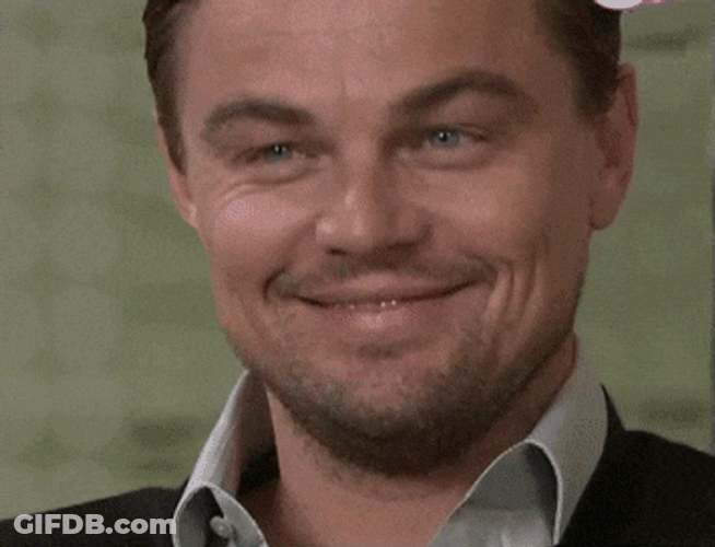 Sly Smile Leonardo DiCaprio GIF