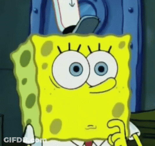 Sly Smile SpongeBob SquarePants GIF