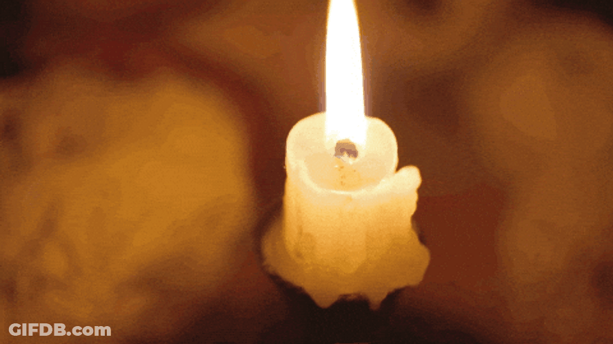 Small Candle With Chama GIF