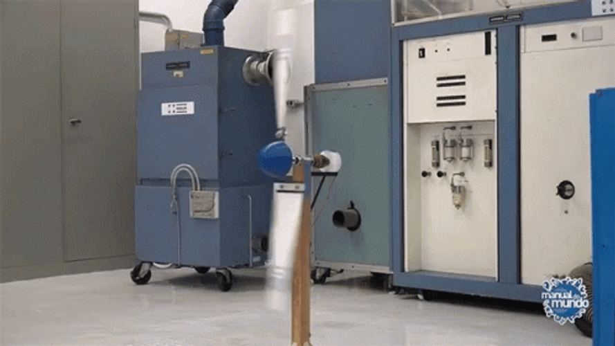 Small Improvised Wind Turbine GIF