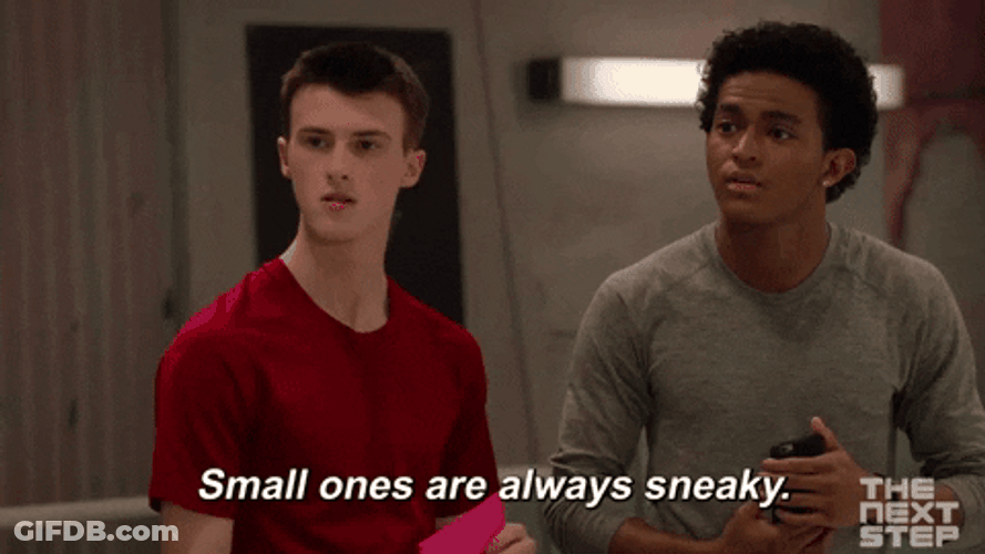 Small Ones Are Always Sly The Next Step GIF