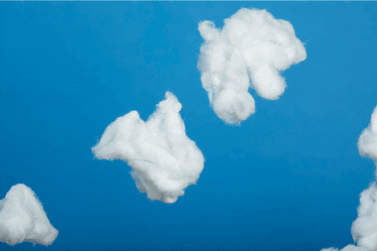 Small Paper Plane Sky Travel GIF