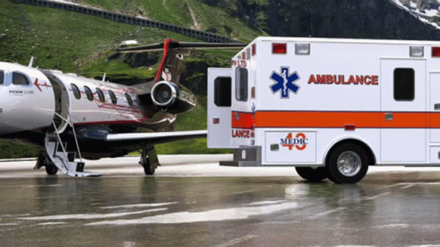 Small Plane Aerolite Medical Equipment GIF