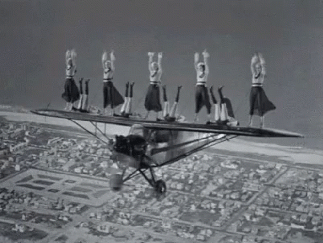 Small Plane Flying Down To Rio GIF