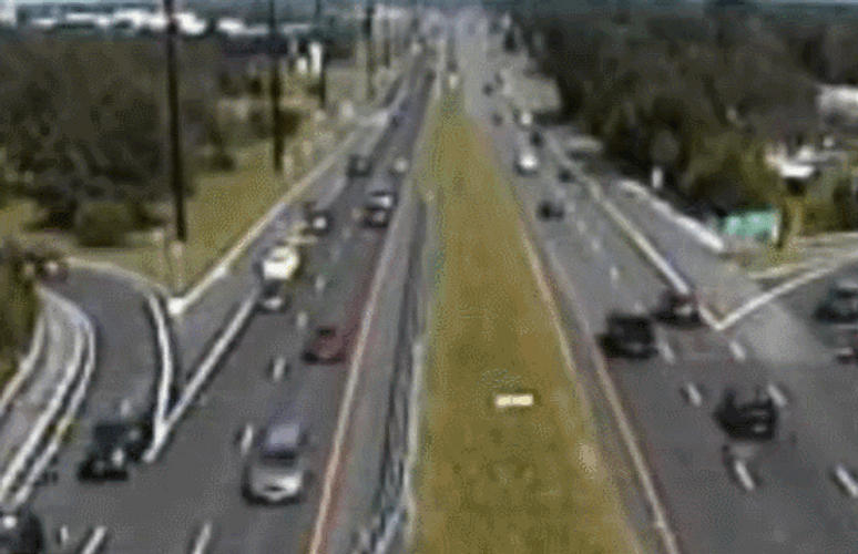 Small Plane Highway Emergency Landing GIF