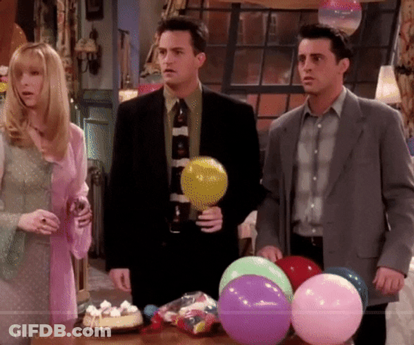 Small Yellow Balloon Deflating GIF