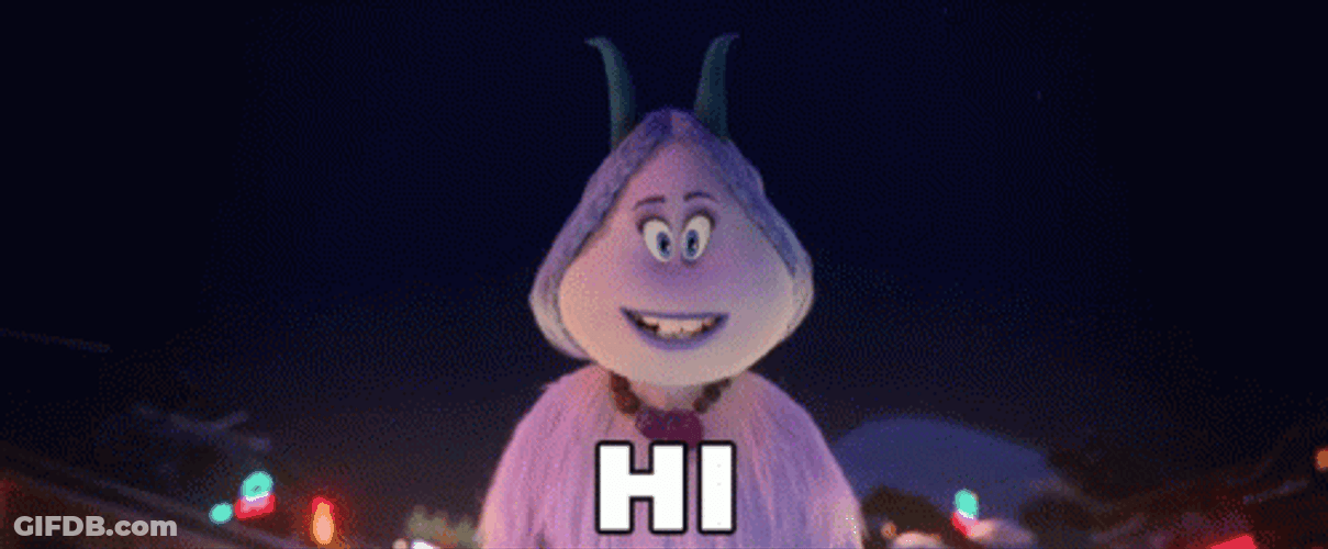 Smallfoot Meechee Hi Greeting GIF