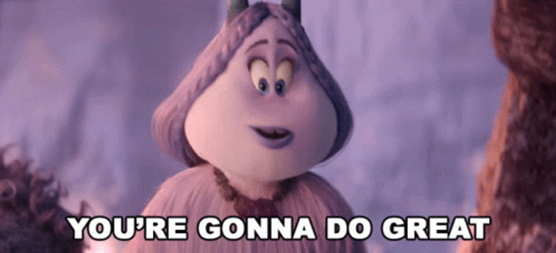 Smallfoot Meechee You're Gonna Do Great GIF