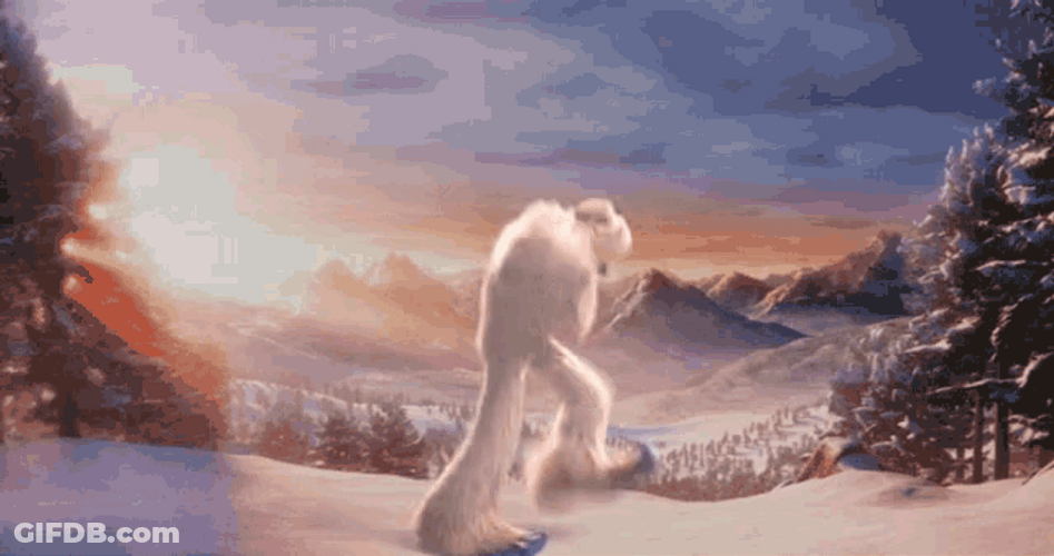 Smallfoot Migo Dancing In Snow GIF
