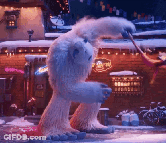 Smallfoot Migo Holding Percy GIF