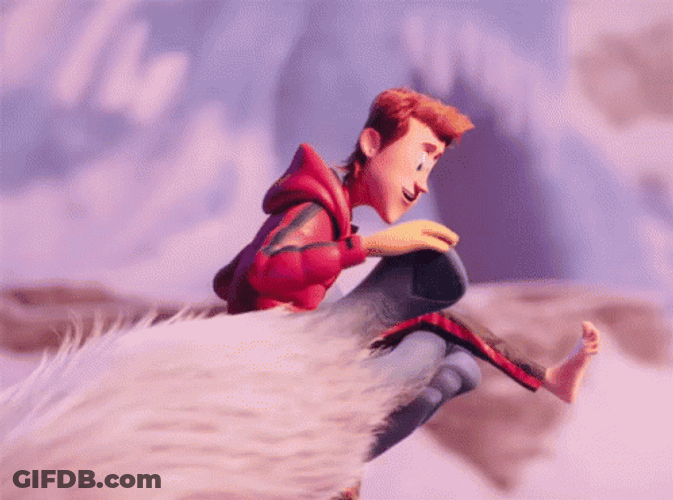 Smallfoot Migo Showing Percy GIF