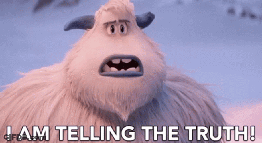 Smallfoot Migo Telling The Truth GIF