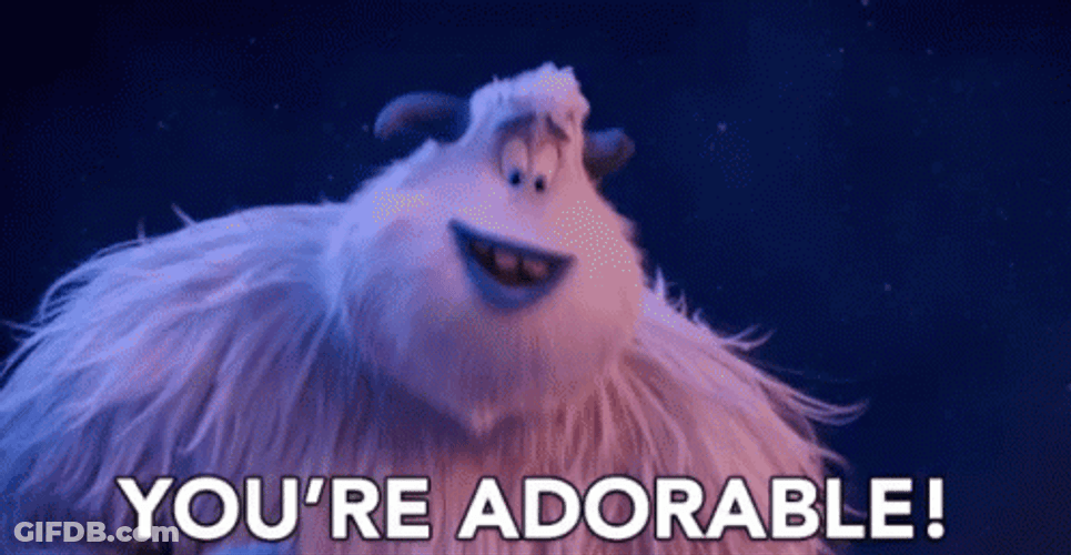 Smallfoot Migo You're Adorable GIF