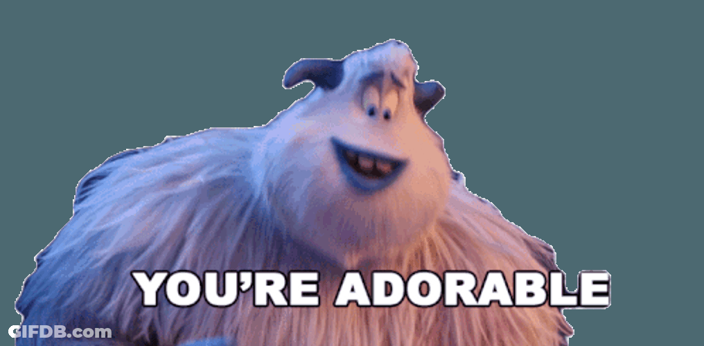 Smallfoot Migo You're Adorable GIF