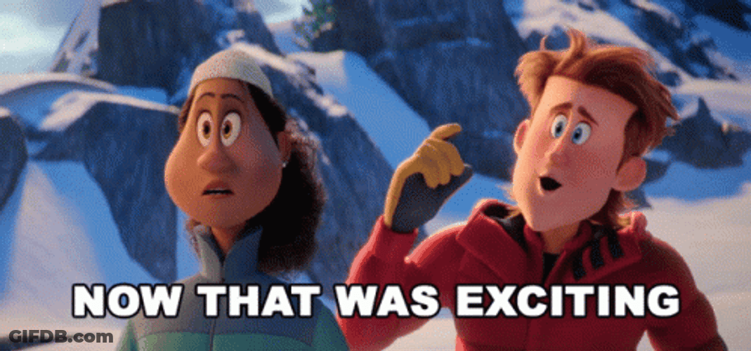 Smallfoot Percy Now That Was Exciting GIF
