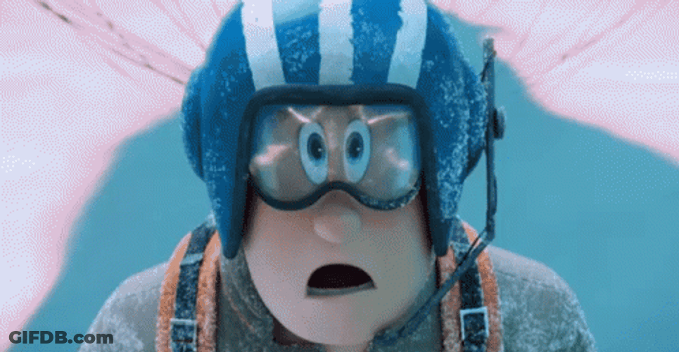 Smallfoot Scared Percy And Migo GIF