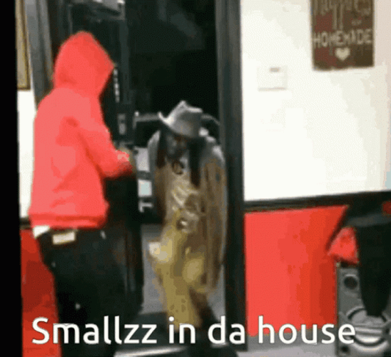 Smallzz In Da House Pimp Walk GIF