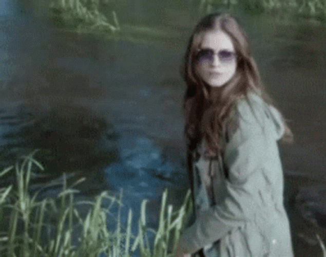 Smart Clever Girl In The Lake GIF