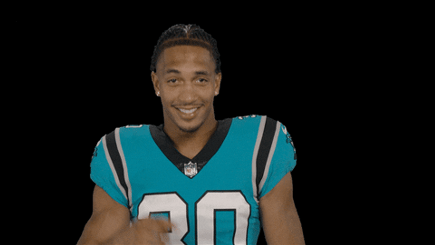 Smart Meme Chuba Hubbard Football Player GIF