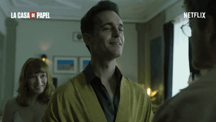 Smart Meme Money Heist Pedro Alonso GIF