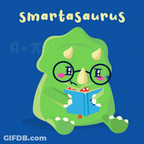 Smartasaurus Smart Dinosaur GIF