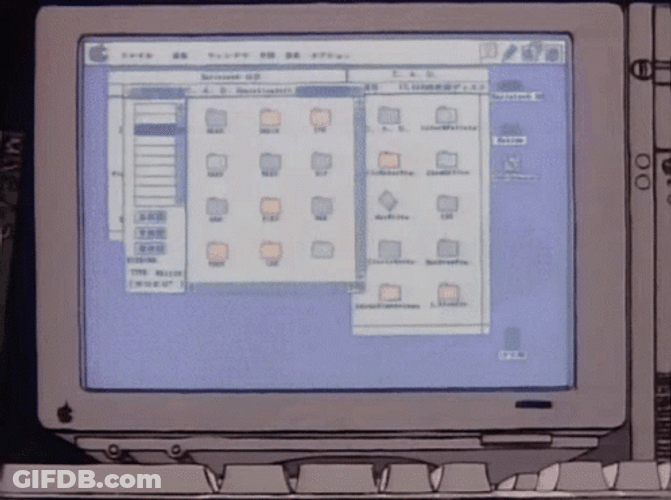 Smashing Computer Cartoon Clip GIF
