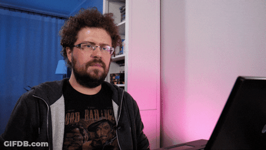 Smashing Computer Enraged Gamer GIF