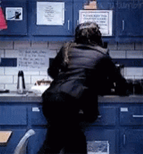 Smashing Microwave Electronics GIF