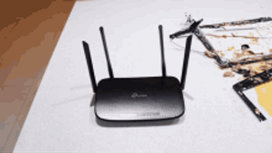 Smashing The Internet Router GIF