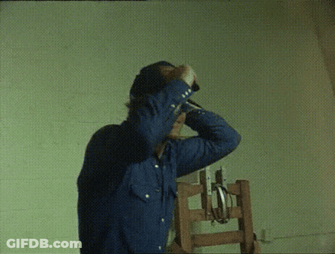 Smashing Through Wall See Ya GIF