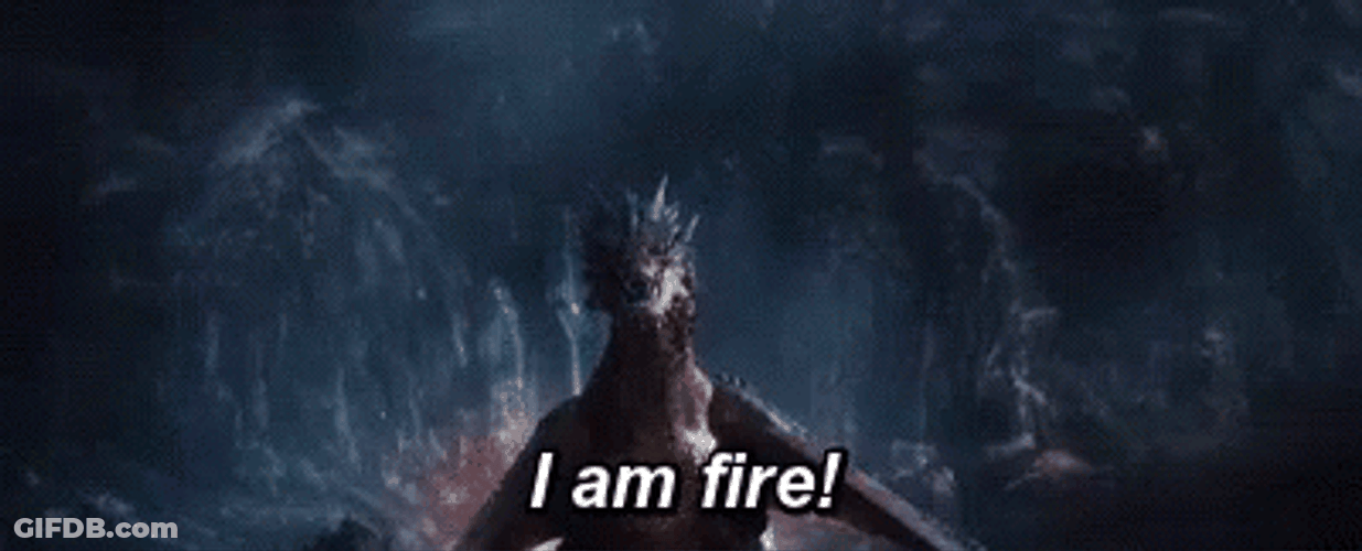 Smaug I Am Fire I Am Death GIF