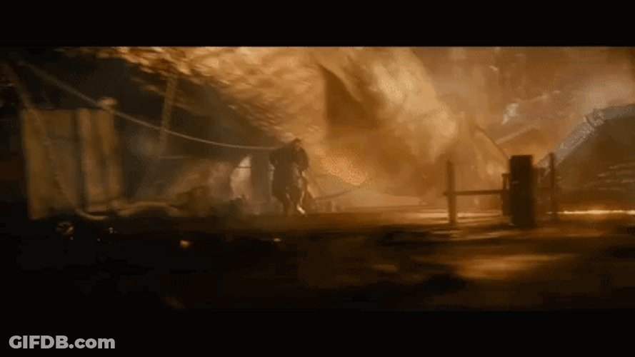 Smaug Walking Around The Temple GIF