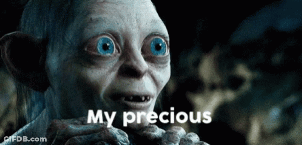 Smeagol My Precious Gaze GIF