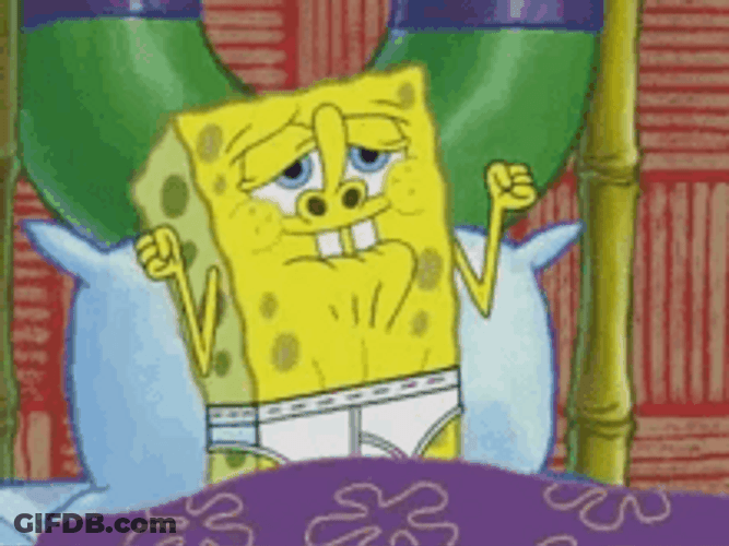 Smell Spongebob Rainbow Bedtime Ritual GIF