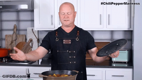 Smelling The Food Michael Hultquist GIF